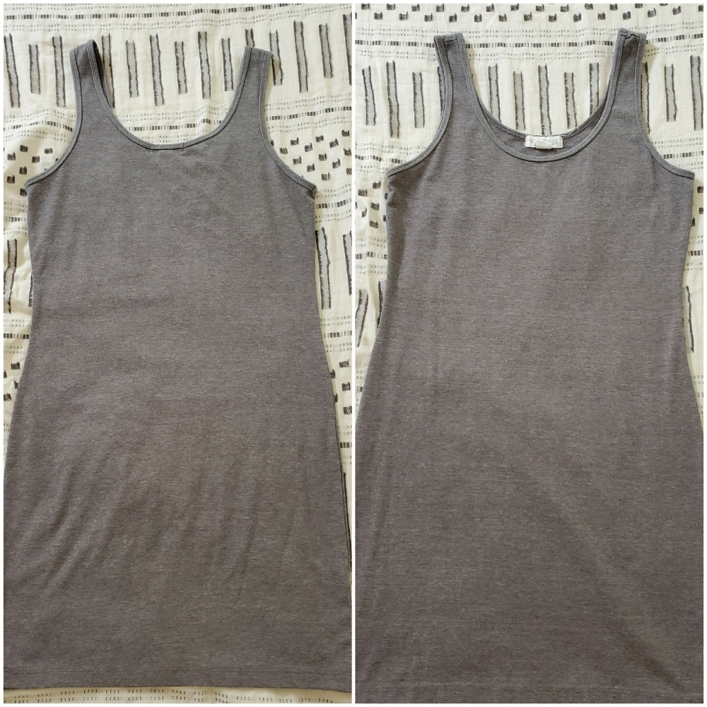 Gray bodycon dress
